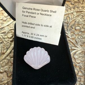 Genuine Rose Quartz pendant